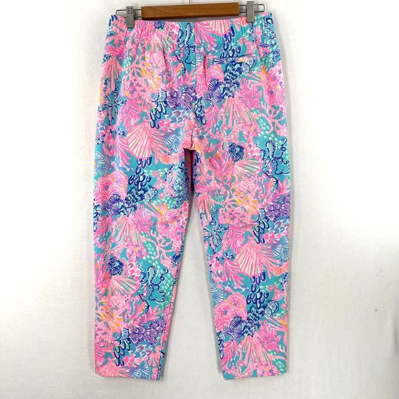 Lilly Pulitzer Emora Knit Pant Multi Splendor In The Sand Size M *Hemmed - Picture 11 of 16